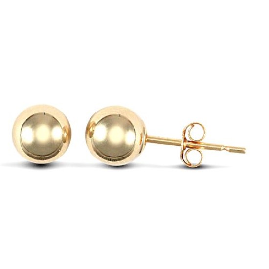 9ct Yellow Gold Ball Studs