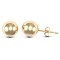 9ct Yellow Gold Ball Studs