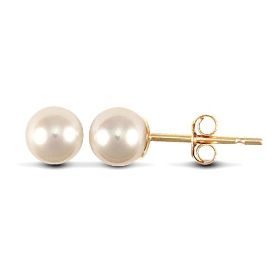 Cultured Pearl Stud Earrings