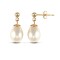 Freshwater Pearl Drop Stud Earrings