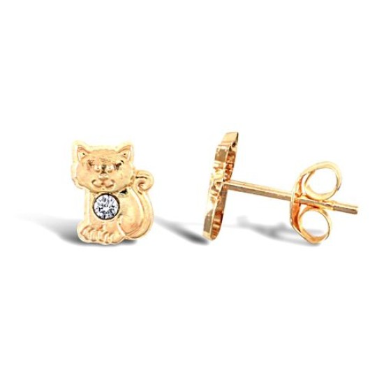 9ct Yellow Gold Stud Earrings