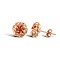 9ct Rose Gold Polished Knot Stud Earrings