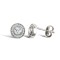 9ct White Gold Cubic Zirconia Stud Earrings