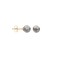 Grey Cultured Pearl Stud Earrings