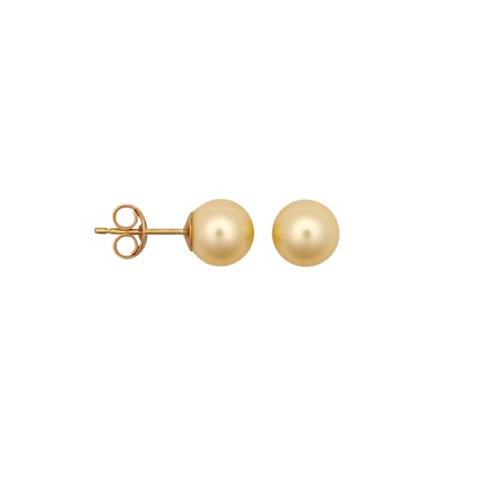 Cream Cultured Pearl Stud Earrings
