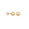 Cream Cultured Pearl Stud Earrings