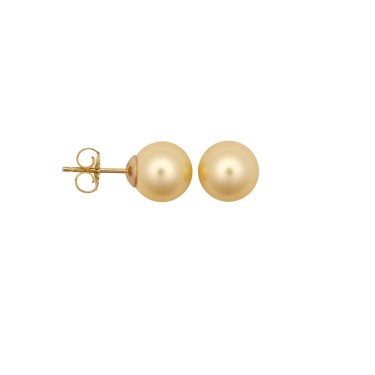 Cream Cultured Pearl Stud Earrings