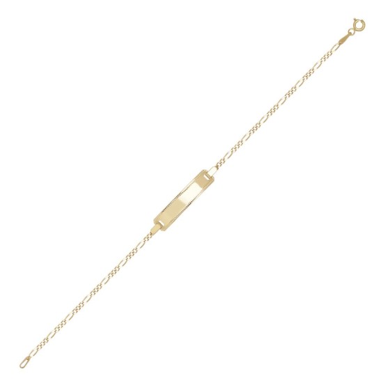9ct Figaro ID Bracelet