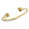 9ct Yellow Gold Childrens / baby Solid Torque Bangle