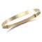 9ct Yellow 4mm Plain Maidens Expanding Bangle