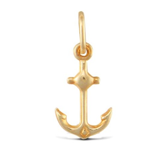 9ct Yellow Gold Anchor Charm