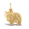 9ct Yellow Gold Cow Charm