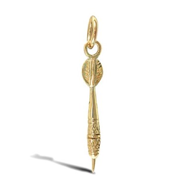 9ct Yellow Gold Dart Pendant