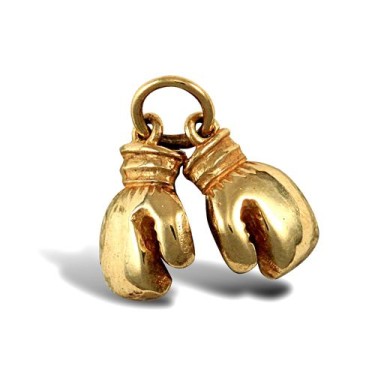 9ct Yellow Gold Pair Of Boxing Glove Pendant