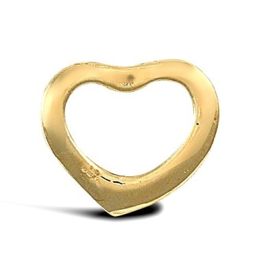 9ct Yellow Gold Heart Pendant