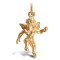 9ct Yellow Gold Cherub Pendant