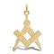 9ct Yellow Gold Masonic Pendant