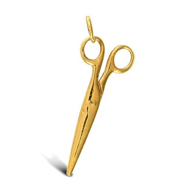 9ct Yellow Gold Scissor Pendant