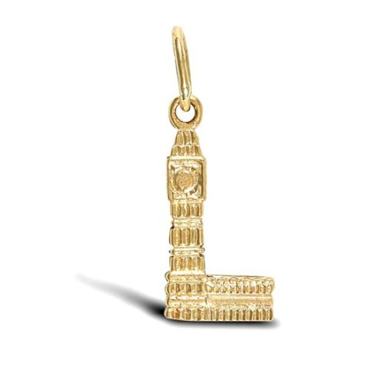 9ct Yellow Gold Big Ben Pendant