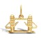 9ct Yellow Gold Tower Bridge Pendant