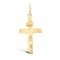 9ct Yellow Gold Plain Crucifix