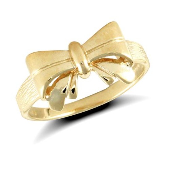 9ct Yellow Gold Bow Ring