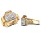 9ct Yellow Gold Cubic Zirconia Boxing Glove Ring