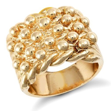 9ct Yellow Gold Keeper Ring