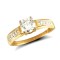 9ct Yellow Gold Fancy Cubic Zirconia Ring