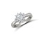 9ct White Ladies CZ Cluster Ring