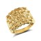9ct Yellow 5 Row Keeper Ring
