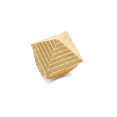 9ct Yellow Gold 1.5 Ounce Pyramid Ring