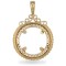 9ct Yellow Gold Half Sovereign Pendant