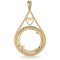 9ct Yellow Gold Half Sovereign Pendant