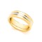 9ct Yellow and White Fancy 7mm Wedding Band 7mm