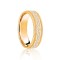 18ct Yellow & White Flat Court 7mm Celtic Laser Engraved Wedding Band 7mm
