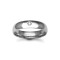 Platinum 7mm Diamond 10pts Rubover set Wedding Ring 7mm
