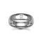 Platinum 6mm Diamond 8pts Rubover set Wedding Ring 6mm