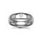 Platinum 6mm Diamond 24pts Rubover set Wedding Ring 6mm