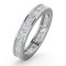 Platinum Channel Set Princess Cut Full Eternity Ring Diamond 2.00ct G VS