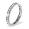 Platinum Channel Set Full Eternity Ring Baguette Diamond 1.00ct H Si
