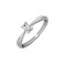 Platinum 1.00ct Emerald Cut Dia Solitaire Ring