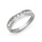 Platinum 0.50ct Channel Set R.B.C Dia Half ET Ring