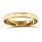 18ct Yellow Gold Standard Weight Court Profile Mill Grain Wedding Ring 3mm