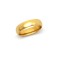 18ct Yellow Gold Standard Weight Court Profile Mirror Finish Wedding Ring 6mm