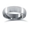 Platinum Standard Weight Court Profile Satin Wedding Ring 5mm