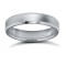 Platinum Standard Weight Flat Profile Bevelled Edge Wedding Ring 4mm