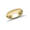 9ct Yellow Gold 5mm Lightweight D-Jhape Profile Mirror Finish Wedding Ring 5mm