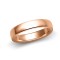 18ct Rose Gold Standard Weight Court Profile Mirror Finish Wedding Ring 4mm