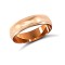 18ct Rose Gold Standard Weight Court Profile Mill Grain Wedding Ring 5mm
